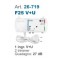 CENTRALINA FUSION PER INTERNO F25 01 INGRESSO V+U 2 TRIMMER GUADAGNO 27 DB