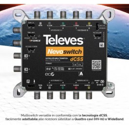 MULTISWITCH dCSS 5X5X4 1SAT/2SAT SKY