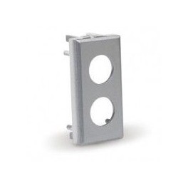 Plastica x demix tipo AVE 45 Grigio RAL   2 FORI