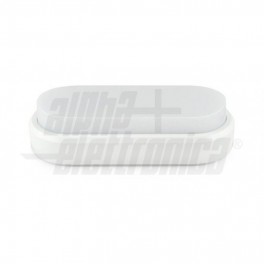 Plaf.Led Ovale 105mm 12W 230V 4000K Bia