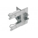 ZANCA FRANCESE SINGOLA L.22 SP.2,5mm PALO 30-50mm ZINCATURA A FUOCO