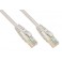 CAVO RETE CAT. 6 NON SCHERMATO BIANCO 5M CAVO RETE CATEGORIA 6 NON SCHERMATO UTP COLORE BIANCO  HALOGENFREE MT 5 SLIM