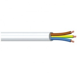 CAVO ELETTRICO 3X1,0 MM BIANCO BOB 100MT