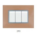 PLACCA VETRO JOY 5004BL-4 4P ORO