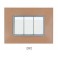 PLACCA VETRO JOY 5004BL-4 4P ORO