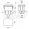 Pulsante bilancere 2P on/off/on F6.3 Deviatore - Nero - 2P - DPCO - (ON)/OFF/(ON) - 15A@250V - 6 term. faston 6,3