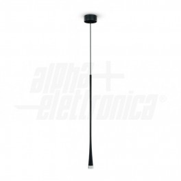 Lampada a sospensione tubolare 6W NERA Lampada a sospensione tubolare - 6W - Nera - Serie Flik