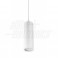 Lampada a sospensione GU10 con diffusor0 Lampada a sospensione GU10 con diffusore tubolare - BIANCA  - Stilo GU10