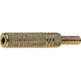 PRESA 2 POLI 6,3 MM DORATA