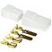 CONNETTORE A FASTON 2 VIE KIT BLOCCHETTI MASCHIO-FEMMINA 2P