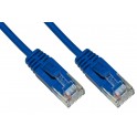 CAVO RETE CAT. 6 NON SCHERMATO BLU 5MT CAVO RETE CATEGORIA 6 NON SCHERMATO UTP COLORE BLU HALOGENFREE MT 5 SLIM