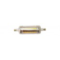 LAMPADA LED R7s "SLIM" 78MM 6W LUCE CALD
