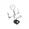 SUPP.TERZA MANO CON LENTE E PORTA SALDAT 608-391E - Supporto terza mano con lente e portasaldatore