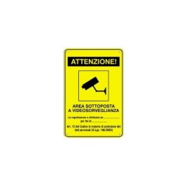 TARGA ALLUM. "AREA VIDEOSORV."