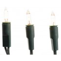 CATENA 100 MINI LED B.CALDO CLASSIC 15MT CAVO VERDE** IP20 -USO INTERNO-