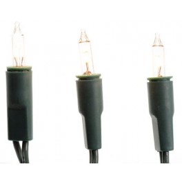 CATENA 100 MINI LED B.CALDO CLASSIC 15MT CAVO VERDE** IP20 -USO INTERNO-