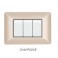 PLACCA TECNOPOL. T3 5002-07 2P CHAMPAGNE