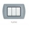 PLACCA METALLO T1 8803-29 3P PLATINO