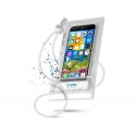Custodia impermeabile per Smartphone fino a 5,5 pollici, certificazione IPX6, laccetto da collo incluso colore bianco