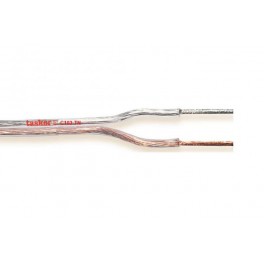 Piattina trasparente 2X0,22 AL METRO Piattina trasparente divisibile per casse acustiche 2x0.22 mm²