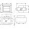 TRASFORMATORE D'ALIM. 16W 12+12V CC. Trasformatore per PCB 16W - 12+12V