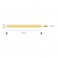 STRISCIA LED COB IP65 MILKY 5m 3000K 230V 15W/m 1500lm/m