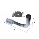 SUPPORTO CURVO 90° RINGHIERA