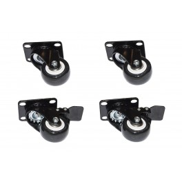 SET 4 RUOTE PER ARMADI 19" LINK  NERO