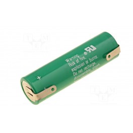 Batteria: al litio  3V  AA  2000mAh  Batteria: al litio  3V  AA  2000mAh  non ricaricabile  Ø14,7x50mm
