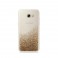 Puro Cover  PC+TPU "Sand" per Samsung Galaxy A3 2017 4.7" con liquido e glitter Oro