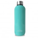 Puro Bottiglia in acciaio doppio strato con trattamento lucido 500ml Azzurro