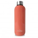 Puro Bottiglia in acciaio doppio strato con trattamento lucido 500ml Arancio Chiaro