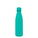Puro Bottiglia ICON in acciaio con trattamento in polvere doppio strato 500ml Watergreen