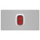 Pulsante di emergenza wireless con protezione contro pressioni accidentali DOUBLEBUTTON WHITE