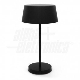 Lampada led da tavolo nera con int.touch Lampada da tavolo regolabile a Led con corpo snodato ed interruttore Touch - Nera 4,8W