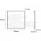 Pan.Led 60x60 40W 6000K 100lm/W
