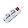 MULTIPRESA  6 POSTI BIPS.4LAT+2BIP/SHUKO Multipresa 6 posti compatta, 2 tripasso 10/16A/SCHUKO e 4 bipasso 10/16A, con spina 16A