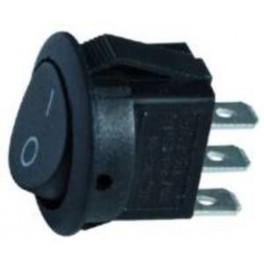 DEVIATORE 2 POSIZIONI ON-ON NERO 12V