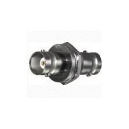 ADATTATORE PR BNC / PR BNC PANNELLO Adattatore presa presa bnc da pannello con dado , teflon