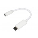 ADATTATORE USB TIPO "C" MASCHIO - JACK A ADATTATORE USB TIPO "C" MASCHIO - JACK AUDIO 3,5MM FEMMINA