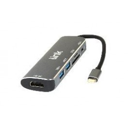 DOCKING STATION USB-C CON 6 PORTE: HDMIC DOCKING STATION USB-C CON 6 PORTE: HDMI® 4K, USB-C, 2XUSB 3.0, LETTORE CARD MICRO SD, S