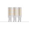 KIT 3 LAMPADINE .G9 PLAST.6W 3000K 64LED G9 230V 630LM