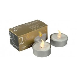 2 TEA-LIGHT CANDELA LED FIAMMA