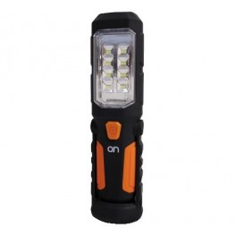 LAMPADA DA LAV.8 SMD+LED 1W COL.NERO/ARANCIO
