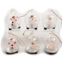 LED gl Xmas figure 6ass bo Santa -