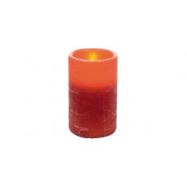 CANDELA LED ROSSO A BATTERIA H 12,5CM