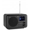 Milano, Radio DAB+/FM con batteria ricao Milano, Radio DAB+/FM con batteria ricaricabile, BT e display, colore nero