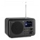 Milano, Radio DAB+/FM con batteria ricao Milano, Radio DAB+/FM con batteria ricaricabile, BT e display, colore nero