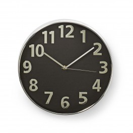 OROLOGIO DA PARETE 30cm NERO