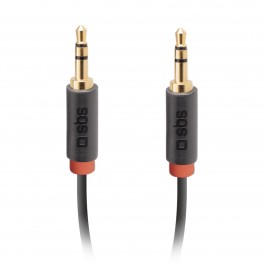Cavo stereo Jack 3,5 mm a Jack 3,5 mm stereo, Lunghezza 1.5 mt, connettori gold